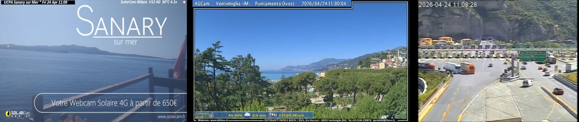 Some random cameras showing different kinds of artifacts.